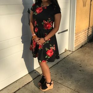 Floral rose dress used once